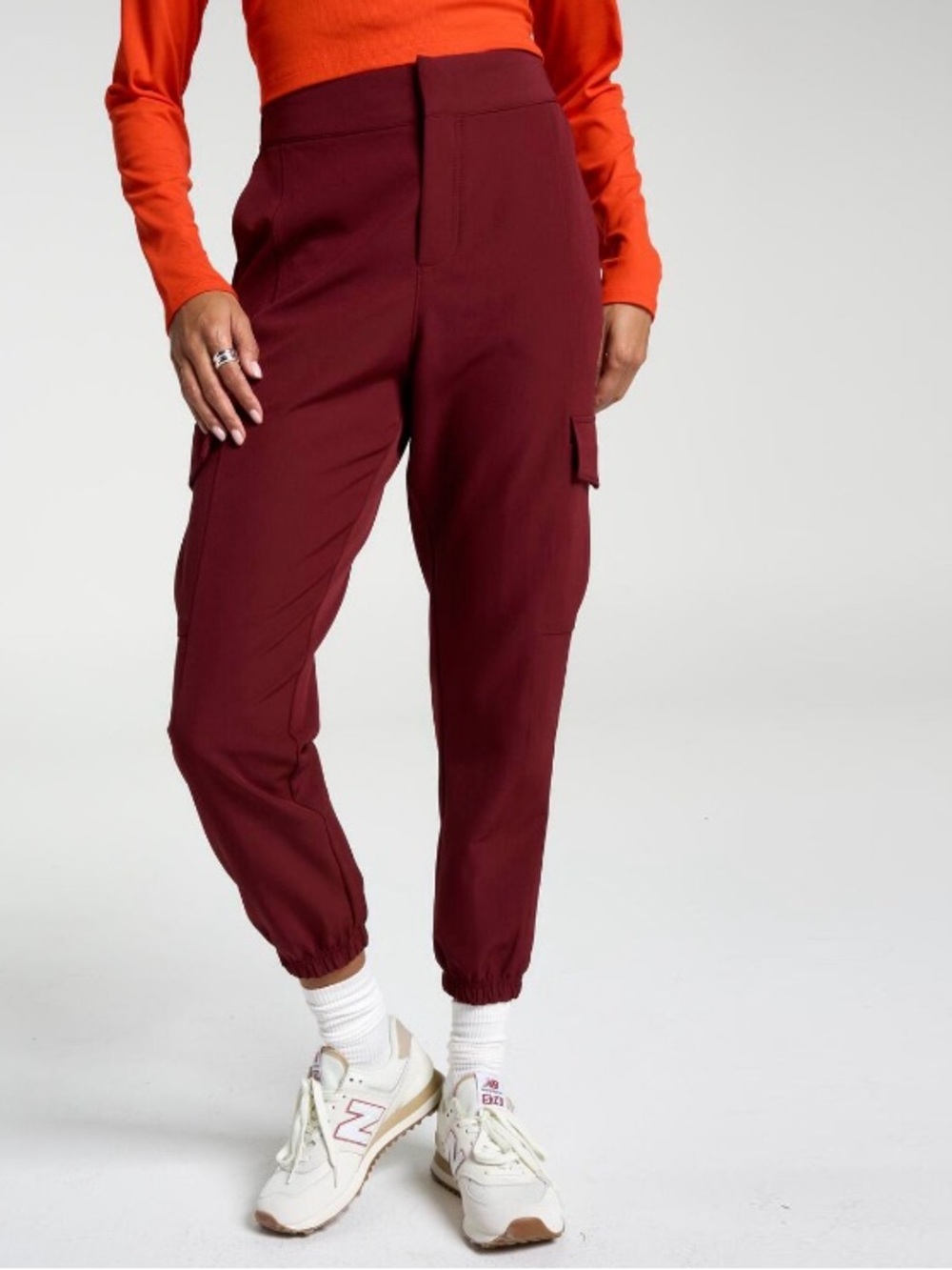 CALIA Women's Effortless Crepe Cargo Jogger